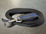 Gummierte Leine -Blue Line-