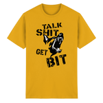 -Talk Shit Get Bit- Kurzarm-Unisex-T-Shirt - Heavy Cotton T-Shirt