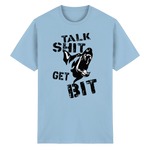 -Talk Shit Get Bit- Kurzarm-Unisex-T-Shirt - Heavy Cotton T-Shirt
