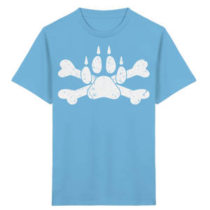 Pfote mit Knochen - Kids Organic Shirt