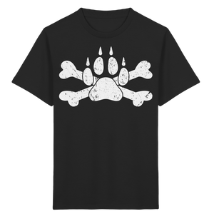 Pfote mit Knochen - Kids Organic Shirt