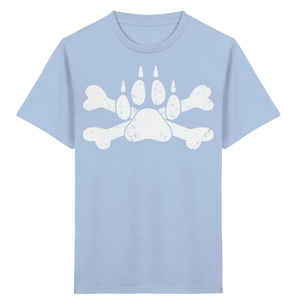 Pfote mit Knochen - Kids Organic Shirt