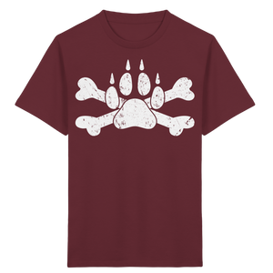 Pfote mit Knochen - Kids Organic Shirt