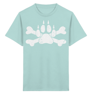 Pfote mit Knochen - Kids Organic Shirt