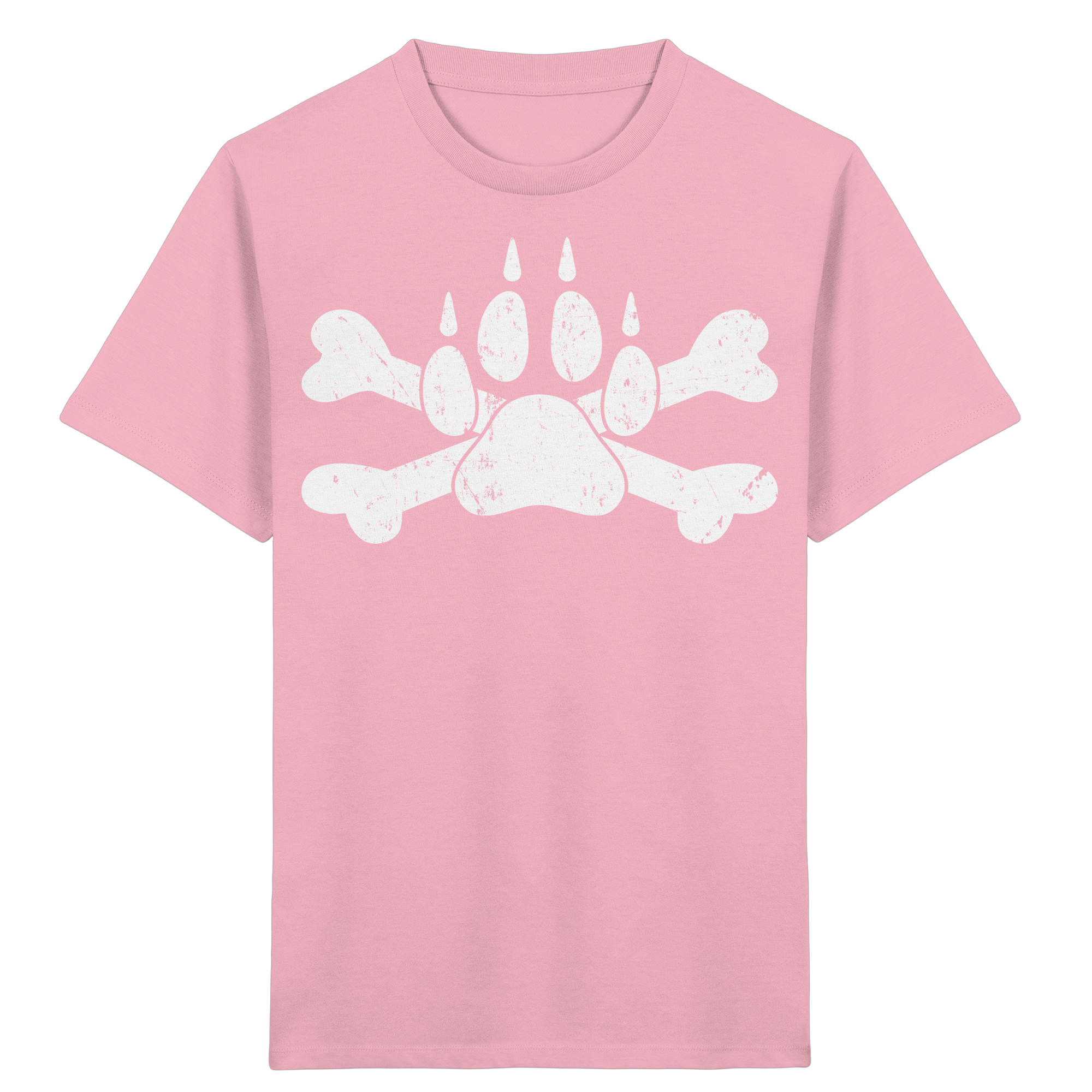 Pfote mit Knochen - Kids Organic Shirt