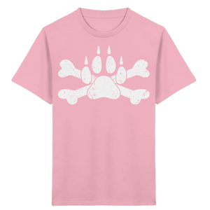 Pfote mit Knochen - Kids Organic Shirt