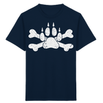 Pfote mit Knochen - Kids Organic Shirt