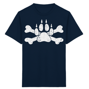 Pfote mit Knochen - Kids Organic Shirt
