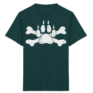 Pfote mit Knochen - Kids Organic Shirt