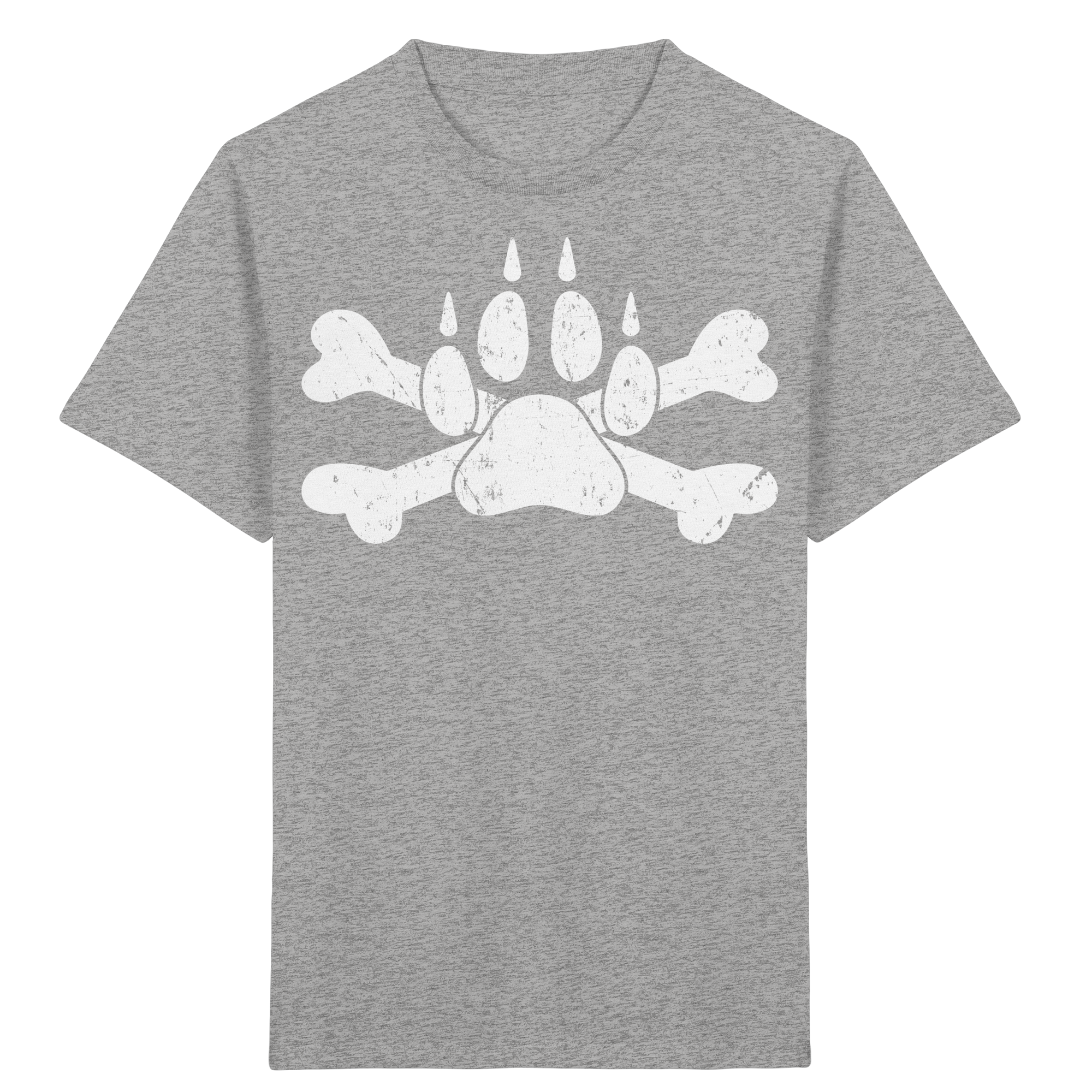 Pfote mit Knochen - Kids Organic Shirt