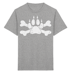 Pfote mit Knochen - Kids Organic Shirt