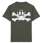 Pfote mit Knochen - Kids Organic Shirt