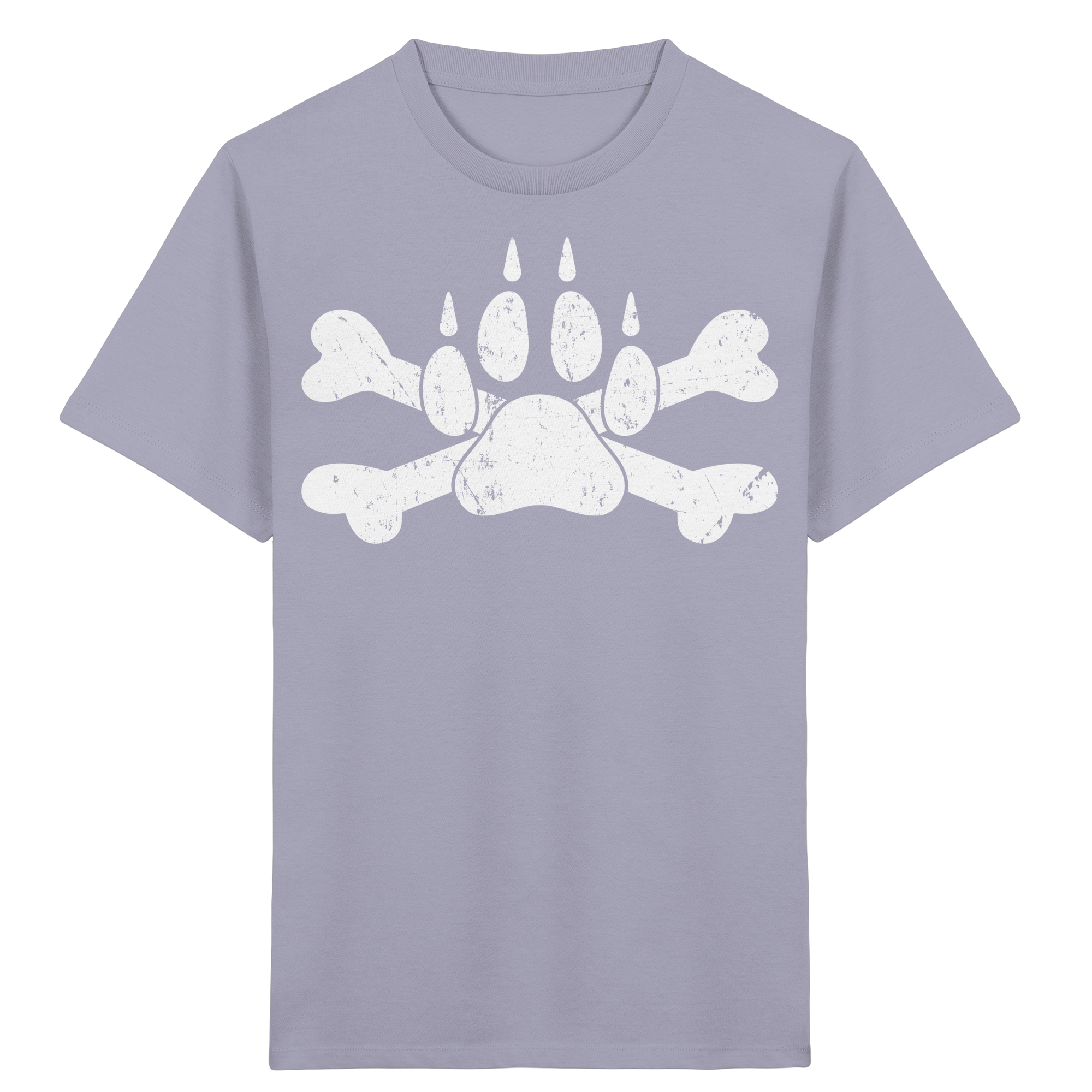 Pfote mit Knochen - Kids Organic Shirt