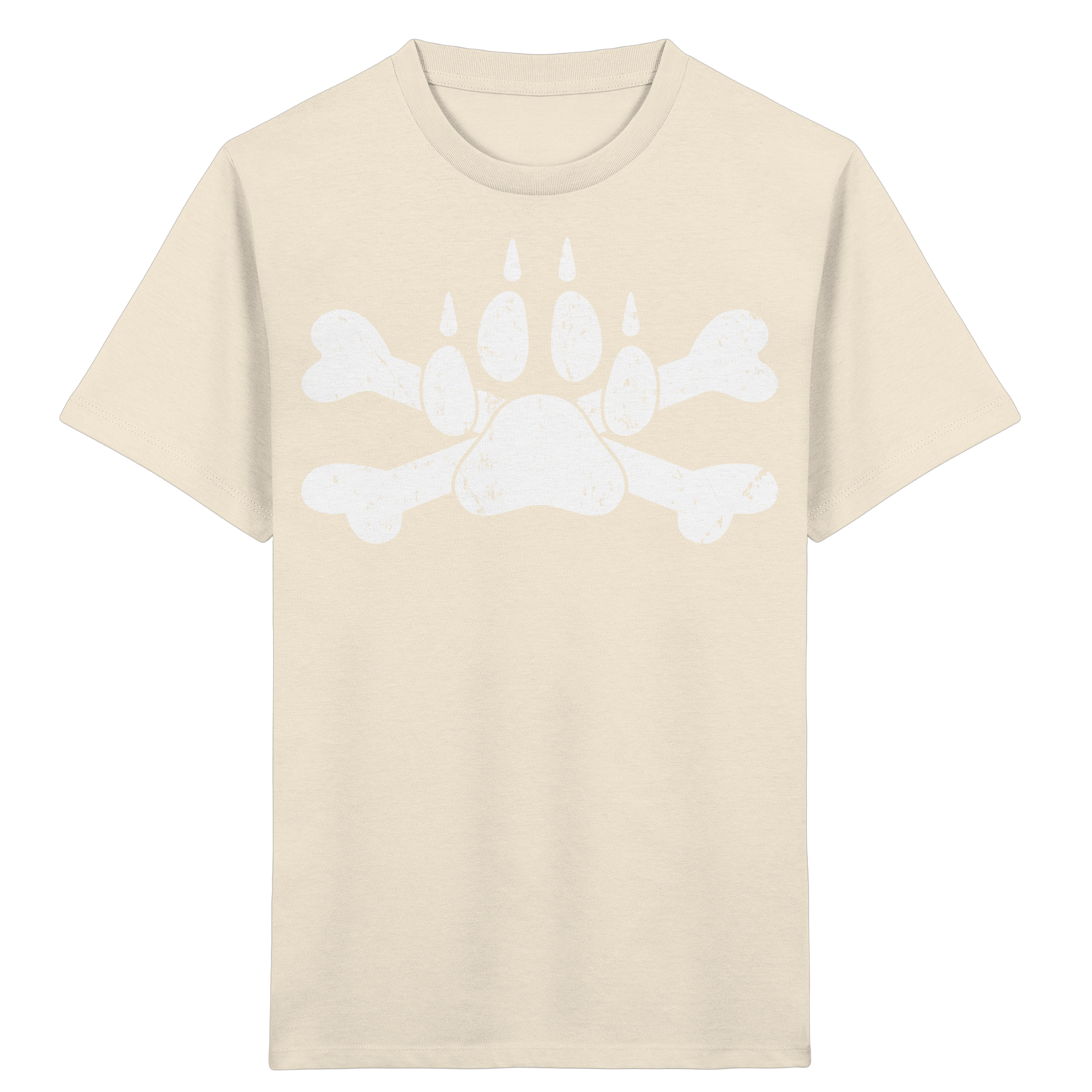 Pfote mit Knochen - Kids Organic Shirt
