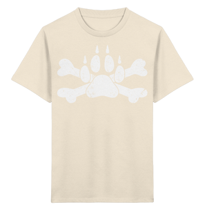 Pfote mit Knochen - Kids Organic Shirt