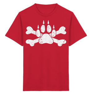 Pfote mit Knochen - Kids Organic Shirt
