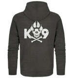 K-9 Skull - Organic Zipper