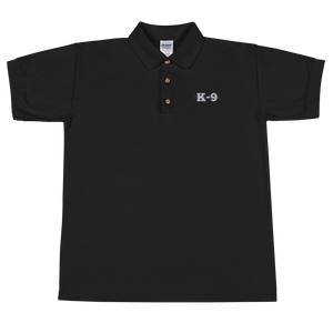 -K-9- Blue Line- Besticktes Polo-Shirt