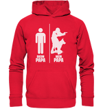 Dein Papa- Mein Papa - Kids Hooded Sweat
