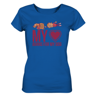 I love my dog - Ladies Organic Shirt