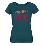 I love my dog - Ladies Organic Shirt