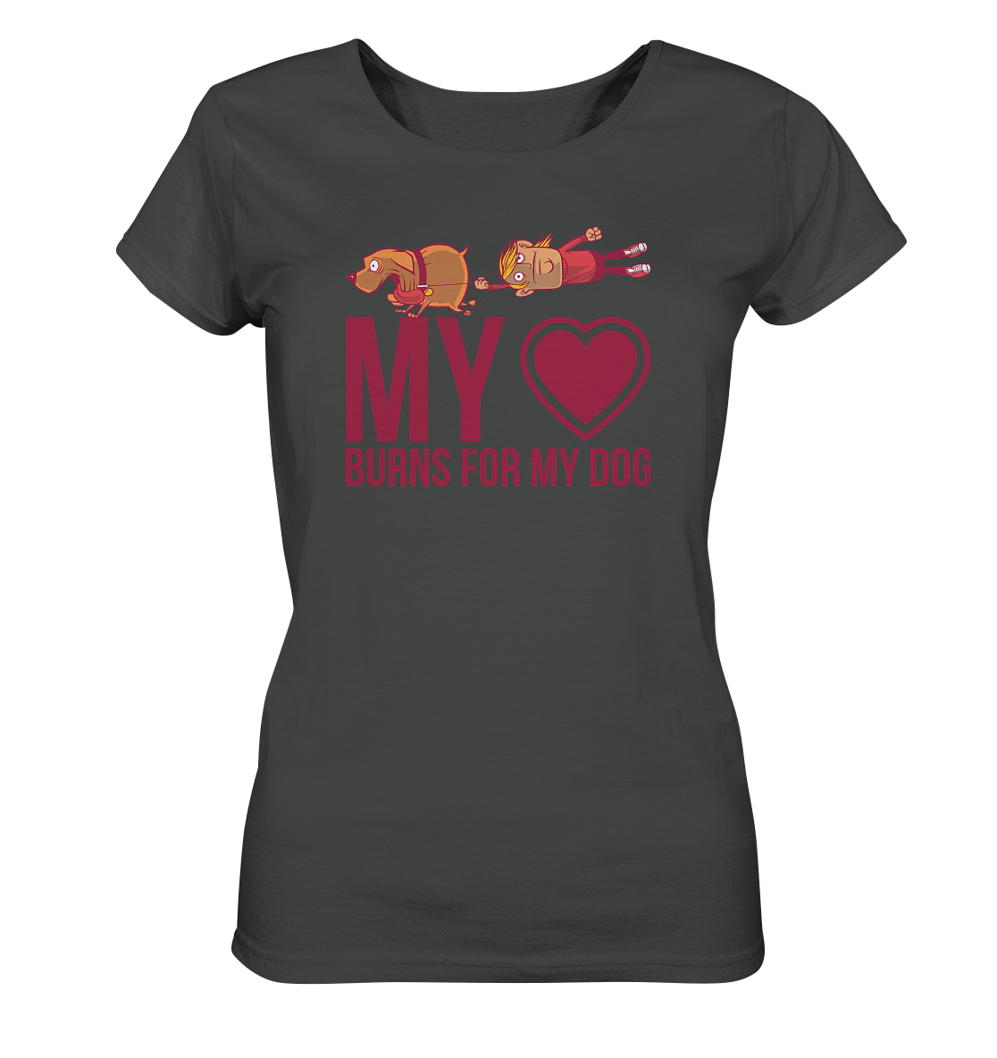 I love my dog - Ladies Organic Shirt