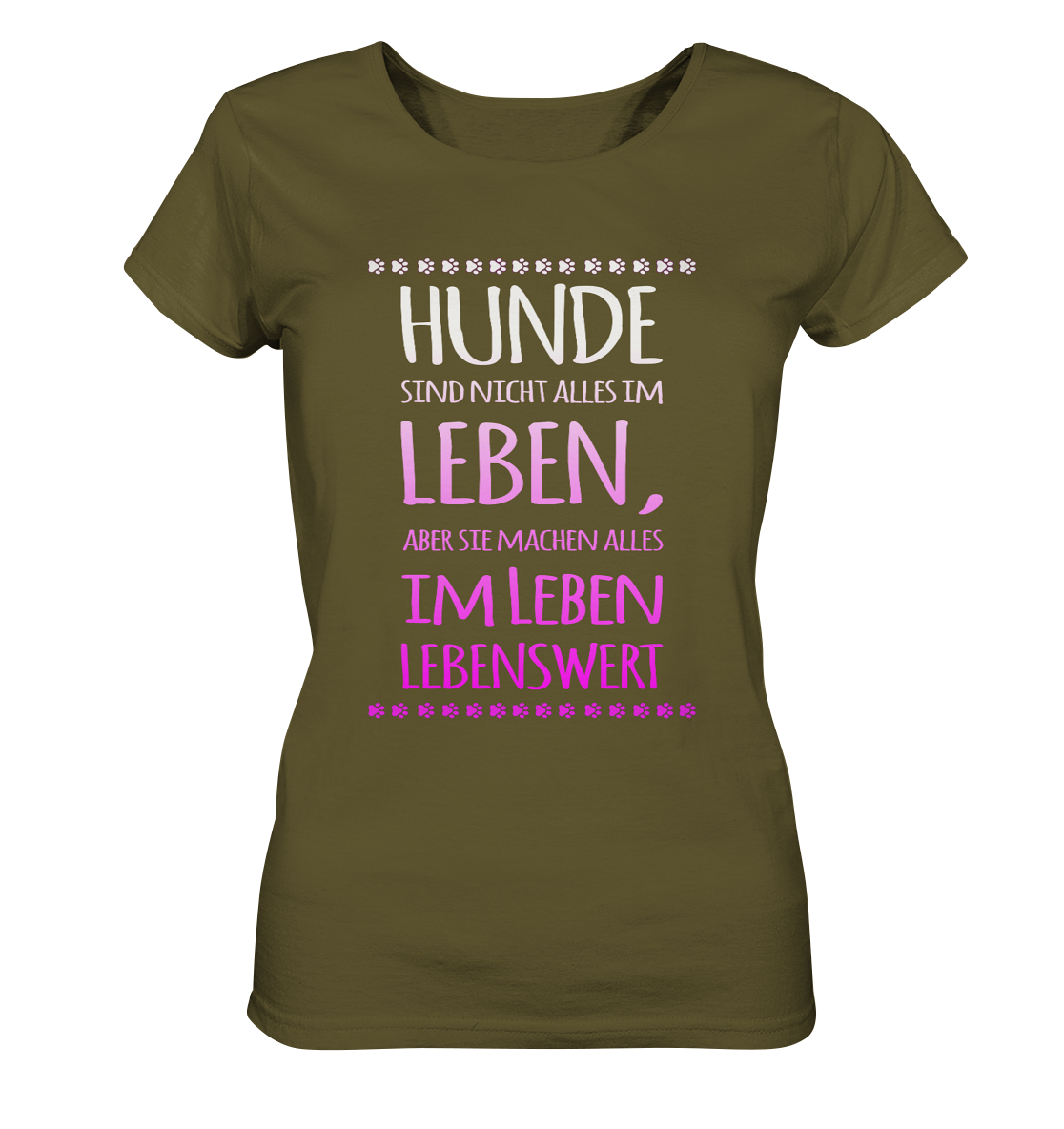 Hunde Lebenswert - Ladies Organic Shirt