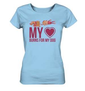 I love my dog - Ladies Organic Shirt