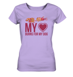 I love my dog - Ladies Organic Shirt