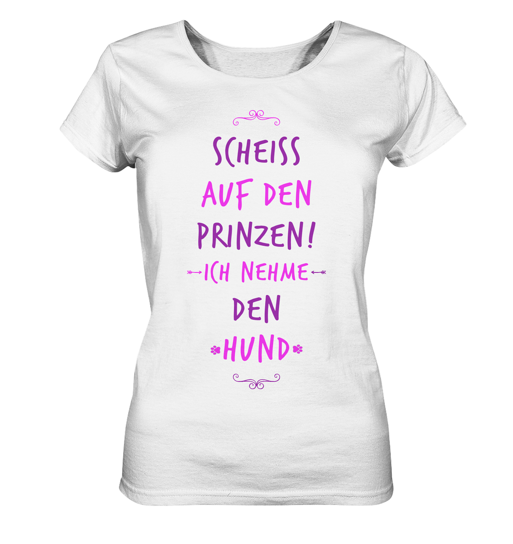 Ich nehme den Hund - Ladies Organic Shirt