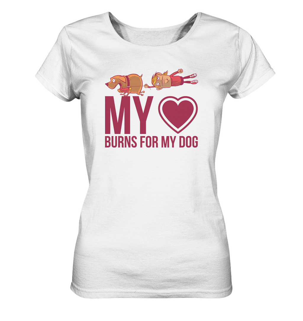 I love my dog - Ladies Organic Shirt