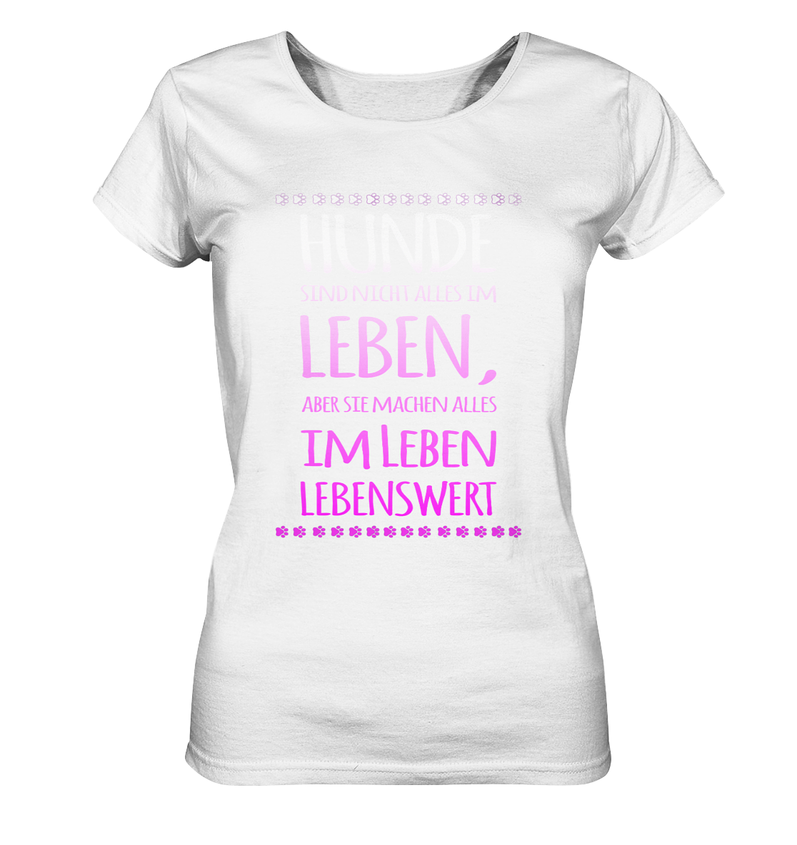 Hunde Lebenswert - Ladies Organic Shirt