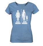 Deine Mama Meine Mama - Ladies Organic Shirt (meliert)