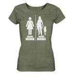 Deine Mama Meine Mama - Ladies Organic Shirt (meliert)