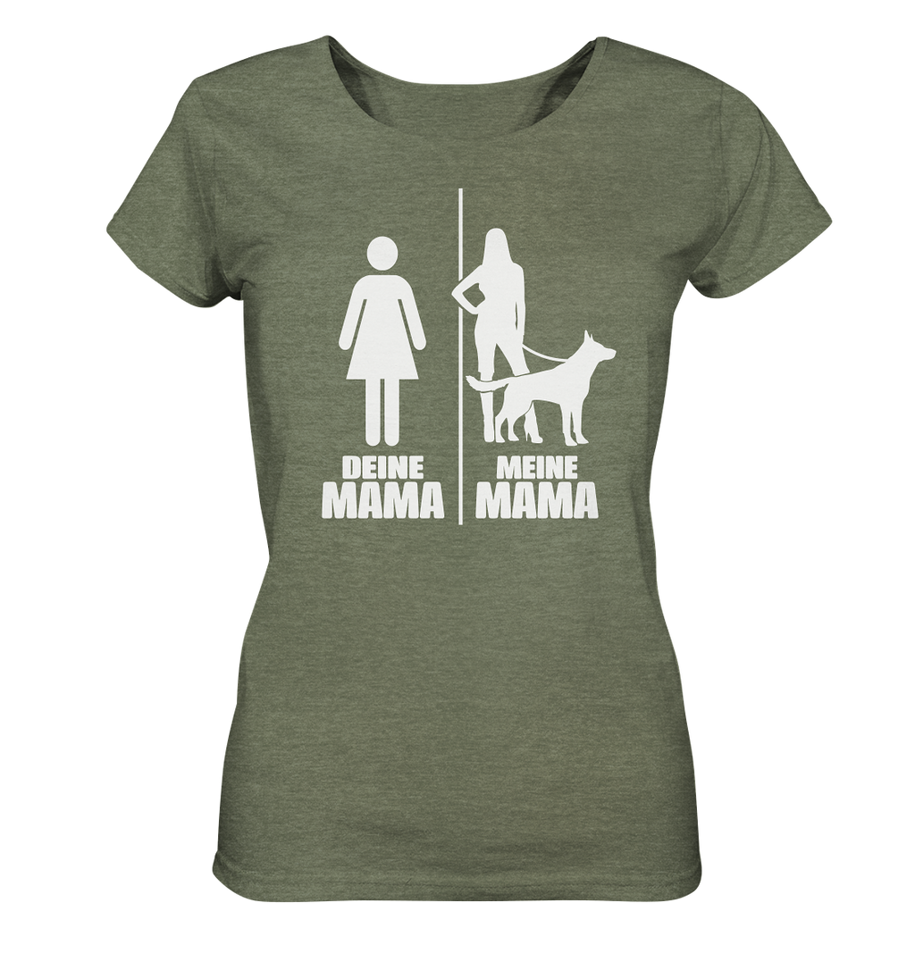 Deine Mama Meine Mama DSH  - Ladies Organic Shirt (meliert)