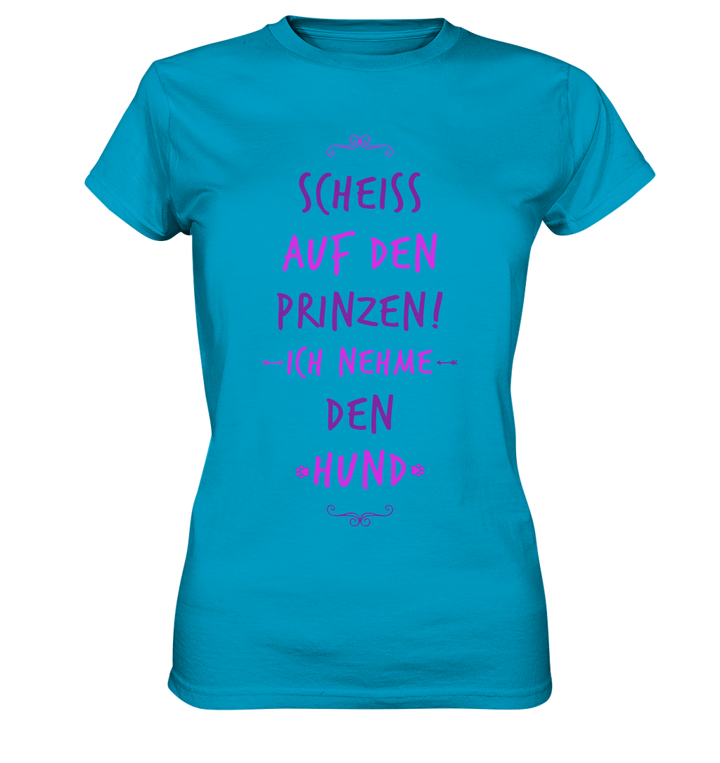 Ich nehme den Hund - Ladies Premium Shirt