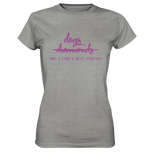 Dogs are a Girls best Friend  - Ladies Premium Shirt