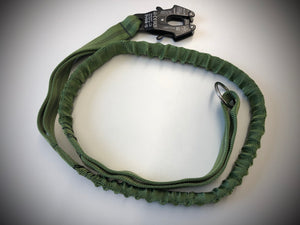 Einsatzleine "FlexTac-Pro" Olive mit Kong-Frog-Karabiner