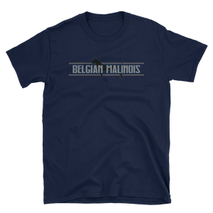 -BELGIAN MALINOIS- blau - Kurzarm-Unisex-T-Shirt