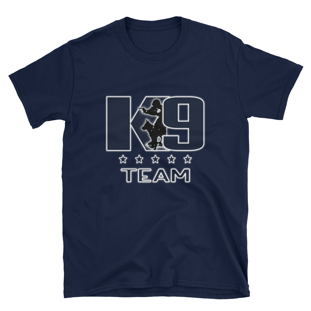 -K9 TEAM- Kurzarm-Unisex-T-Shirt