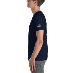 -K9 "NAME DEINES HUNDES"- Kurzärmeliges Unisex-T-Shirt