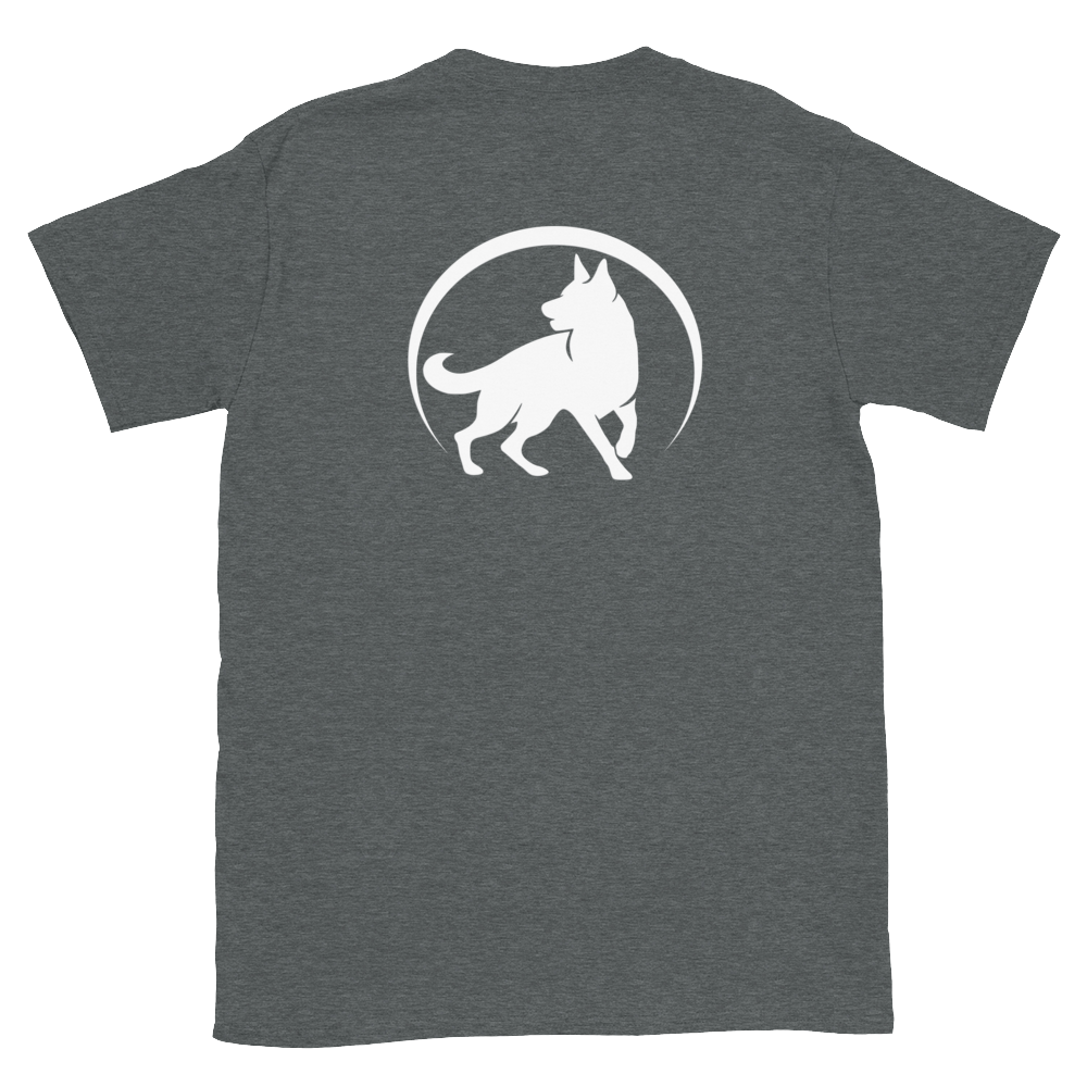 -Hunde Logo- Kurzarm-Unisex-T-Shirt