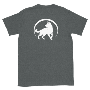 -Hunde Logo- Kurzarm-Unisex-T-Shirt