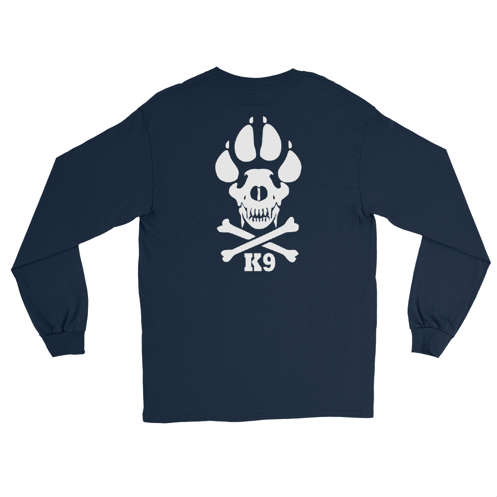 -K9 Skull- Langarm-T-Shirt