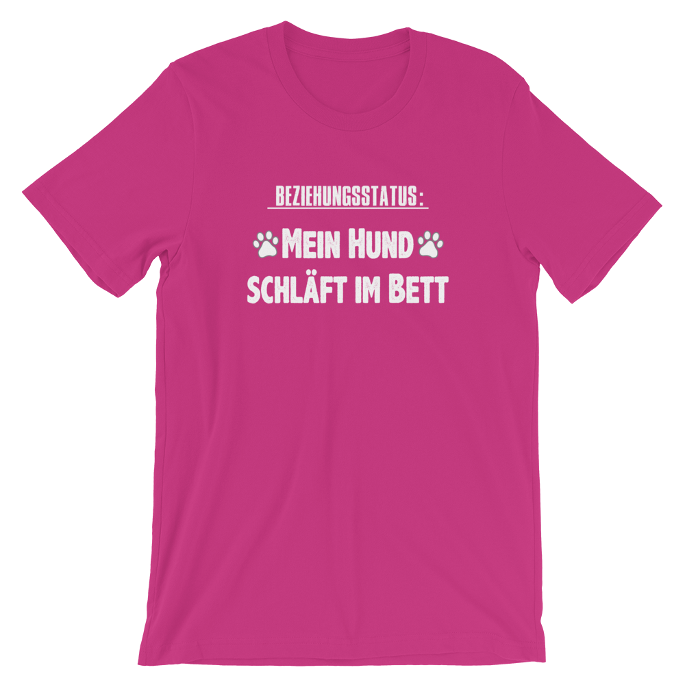 -BEZIEHUNGSSTATUS- Kurzärmeliges Unisex-T-Shirt