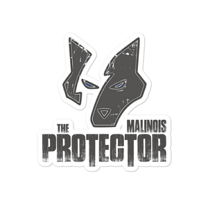 -THE PROTECTOR MALINOIS- Blasenfreie Aufkleber