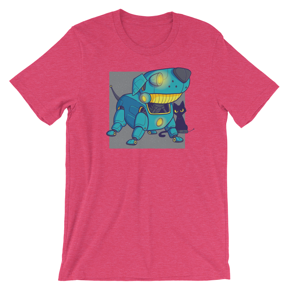 -ROBODOG- Kurzärmeliges Unisex-T-Shirt