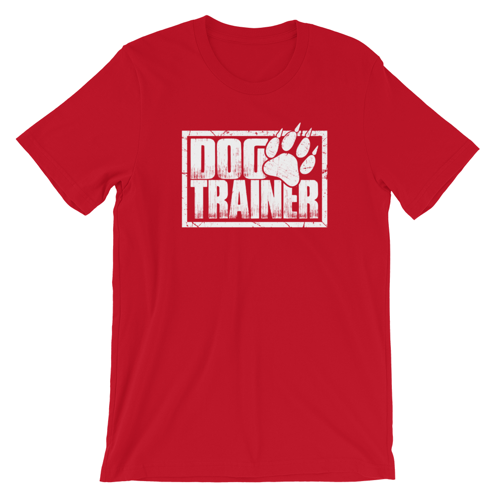 -DOG TRAINER- Kurzärmeliges Unisex-T-Shirt