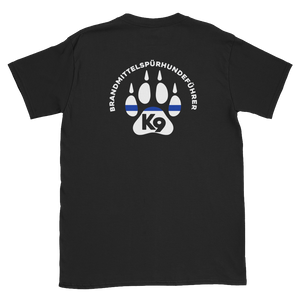 -Brandmittelspürhundeführer- Kurzarm-Unisex-T-Shirt
