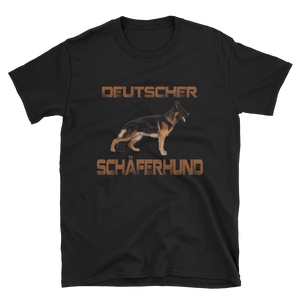 -DEUTSCHER SCHÄFERHUND- Kurzarm-Unisex-T-Shirt